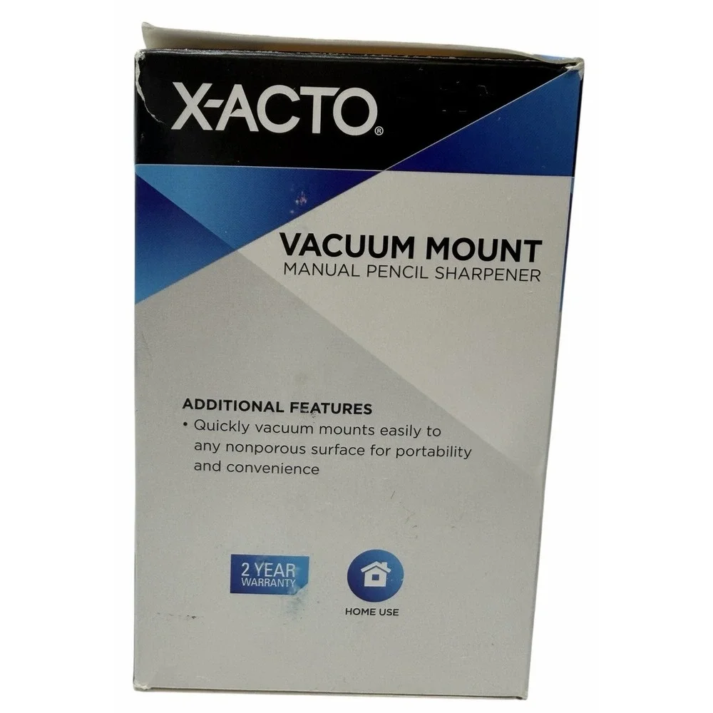 X-ACTO Vacuum Mount Manual Pencil Sharpener,  Black‎